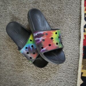 CROCS Black Slide Sandals